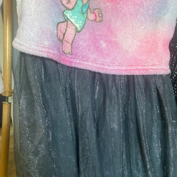 Trolls Pink and Black Sparkle fun winter Dress - Picture 9 of 9